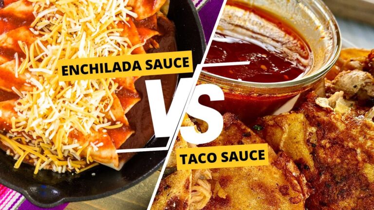 Enchilada Sauce vs Taco Sauce