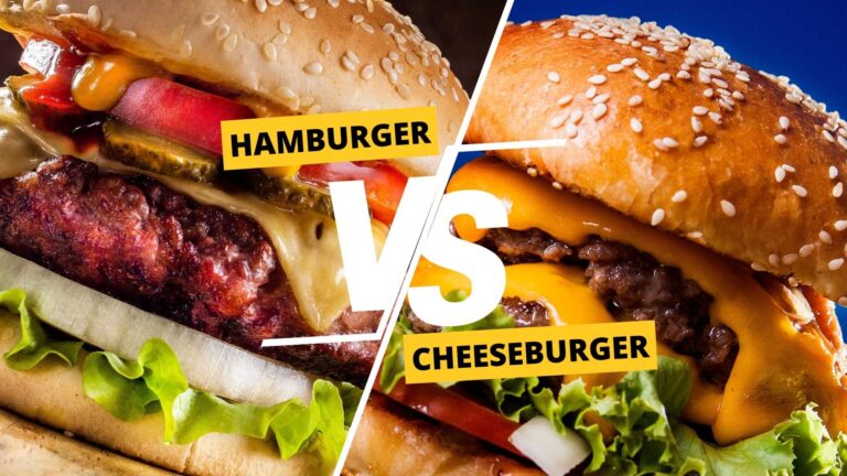 Hamburger vs Cheeseburger